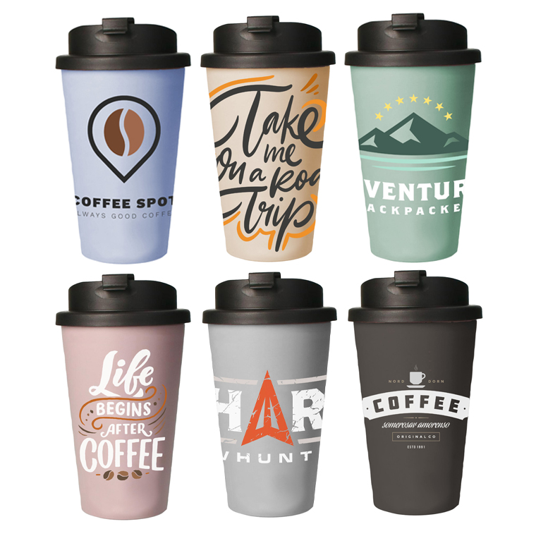 Cup to-go from bioplastic